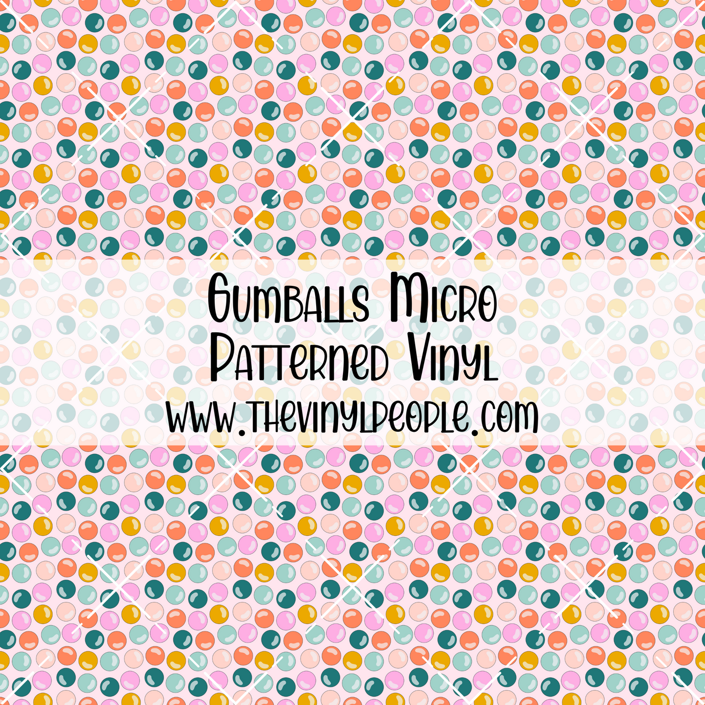 Gumballs Patterned Vinyl
