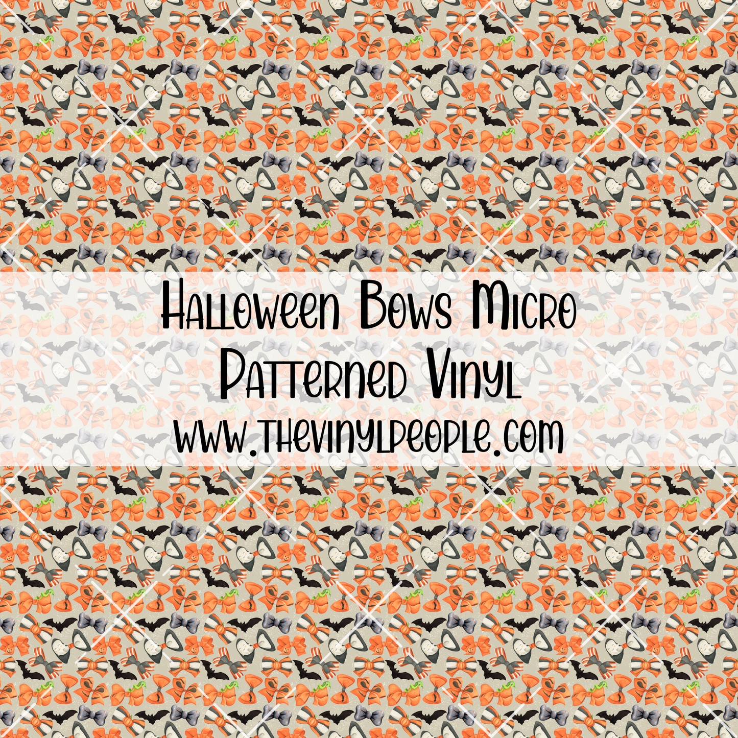 Halloween Bows Patterned Vinyl