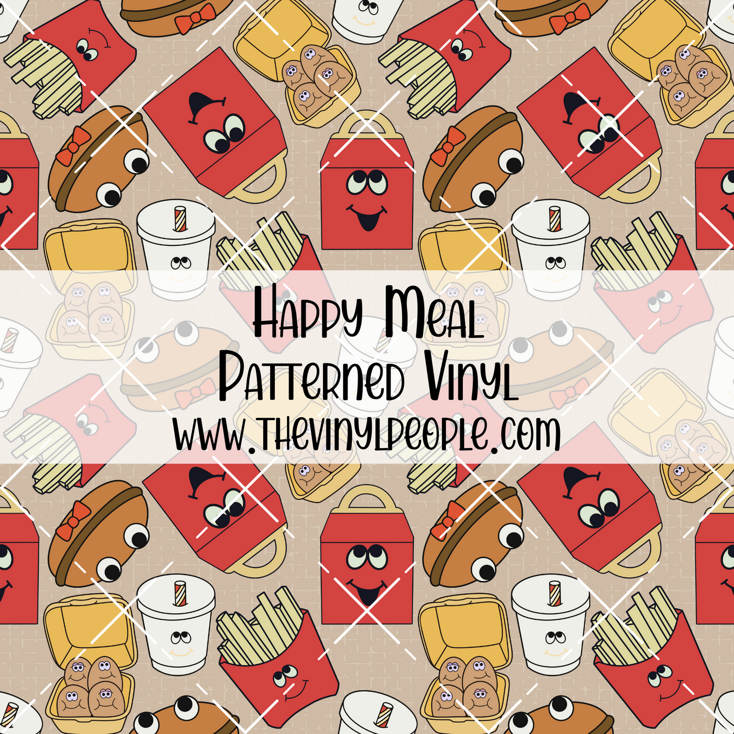 Happy Meal Patterned Vinyl
