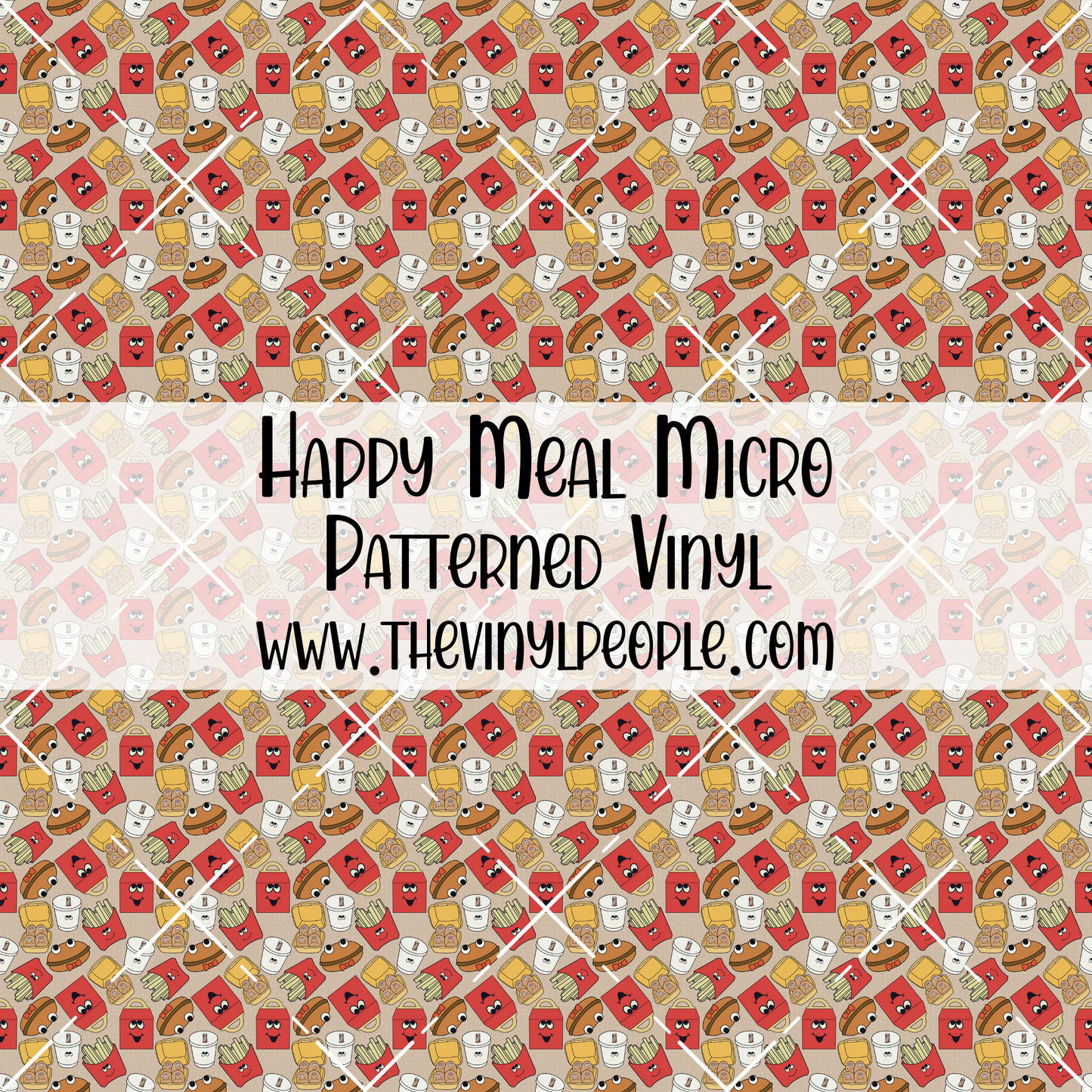 Happy Meal Patterned Vinyl