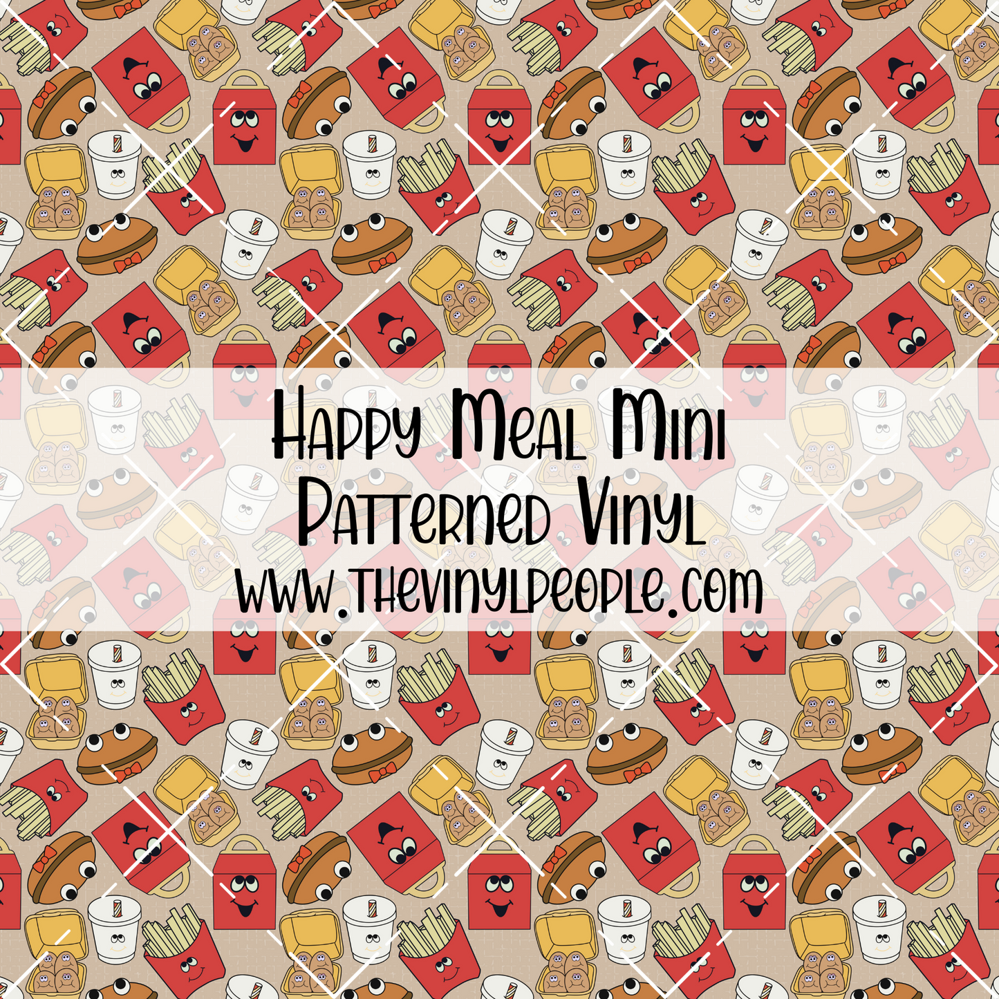 Happy Meal Patterned Vinyl