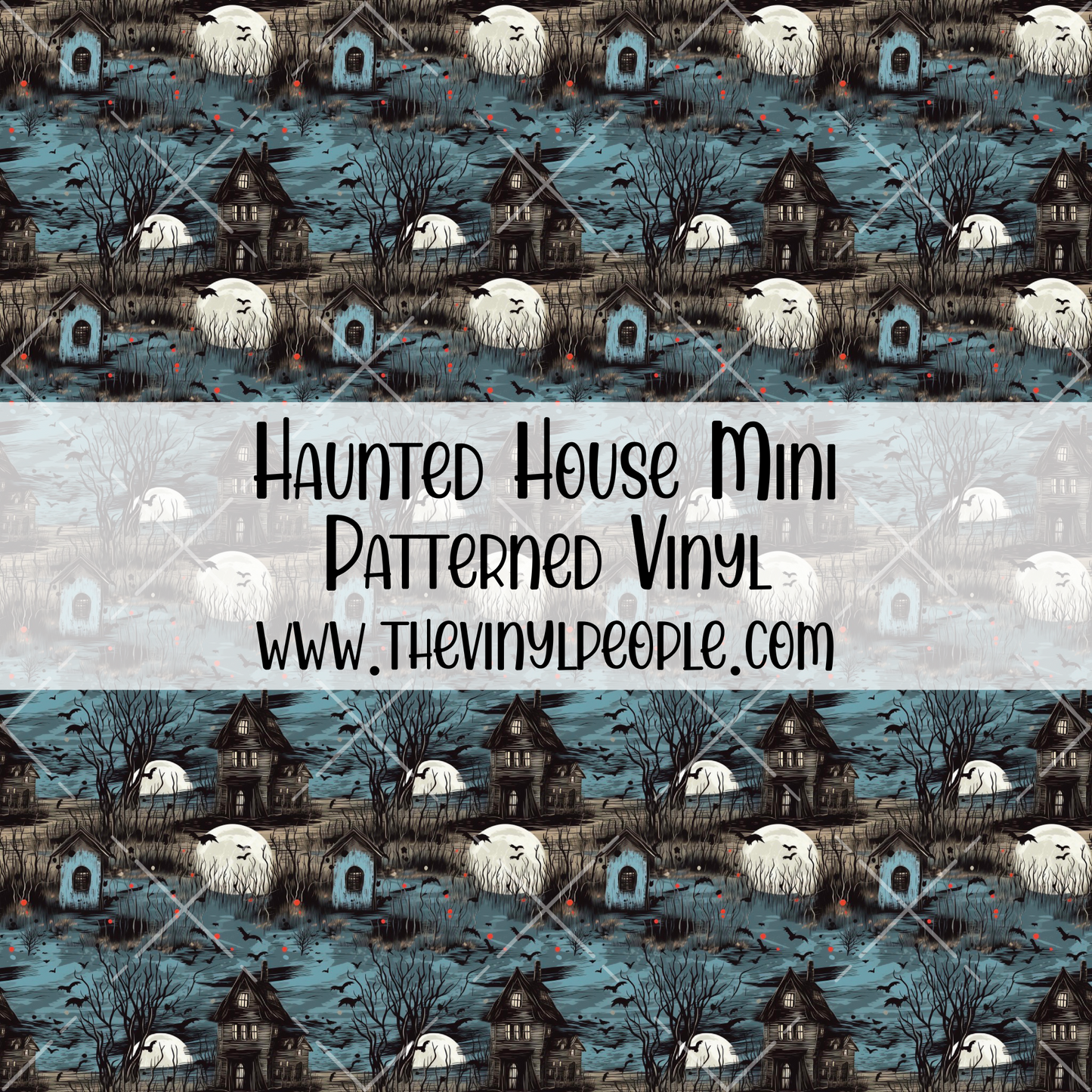 Haunted House Patterned Vinyl