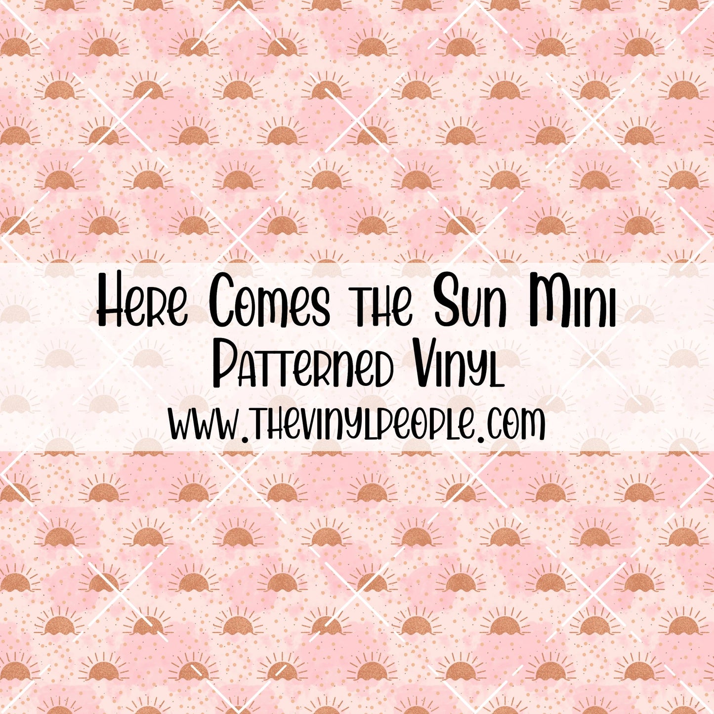 Here Comes the Sun Patterned Vinyl