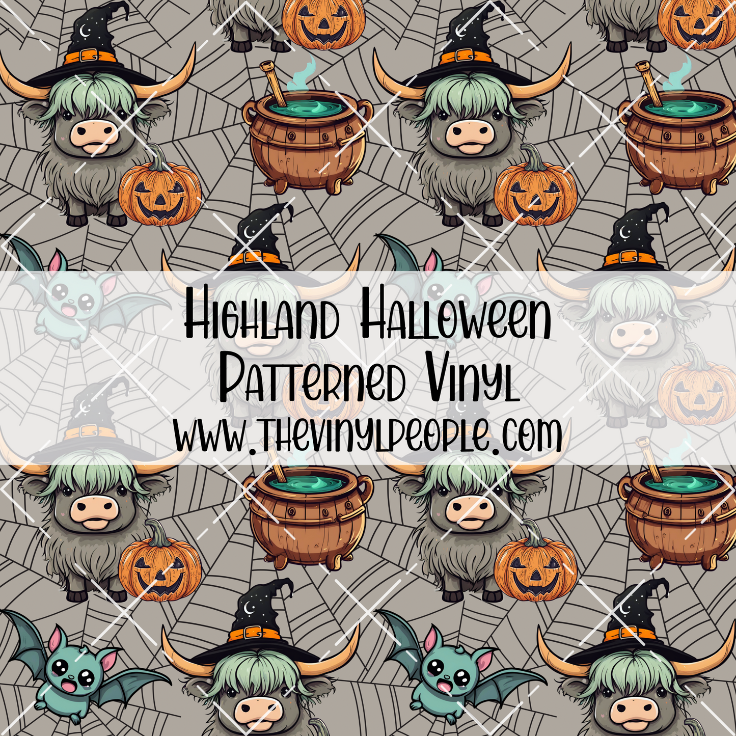 Highland Halloween Patterned Vinyl