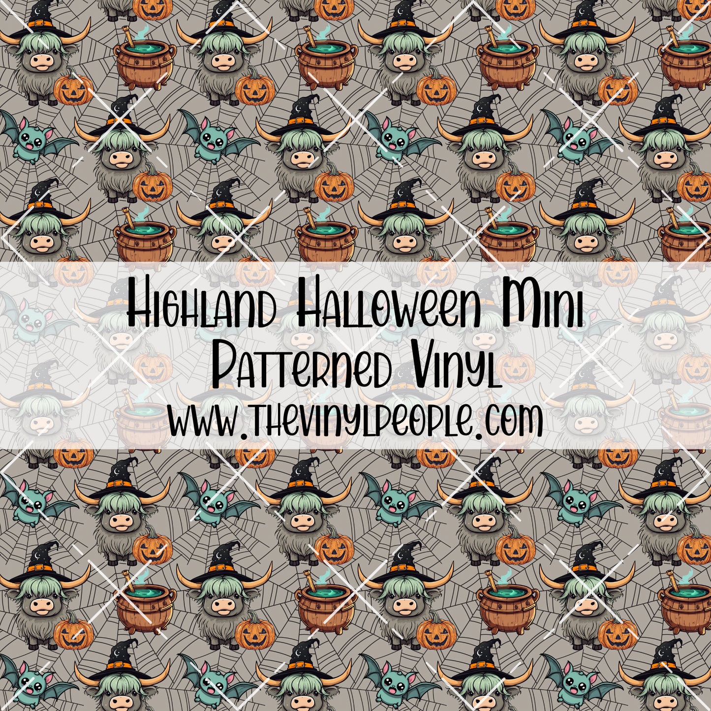 Highland Halloween Patterned Vinyl