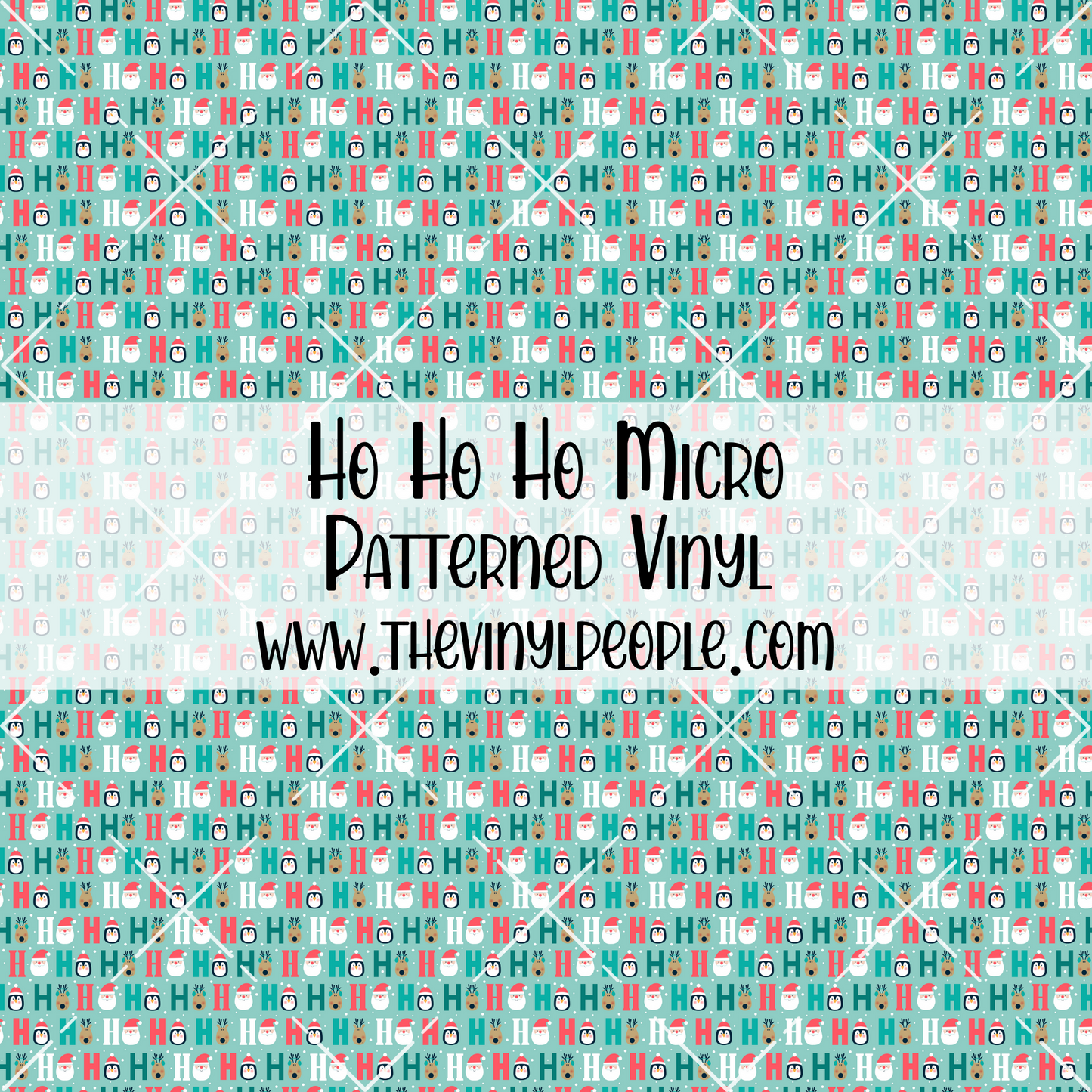 Ho Ho Ho Patterned Vinyl