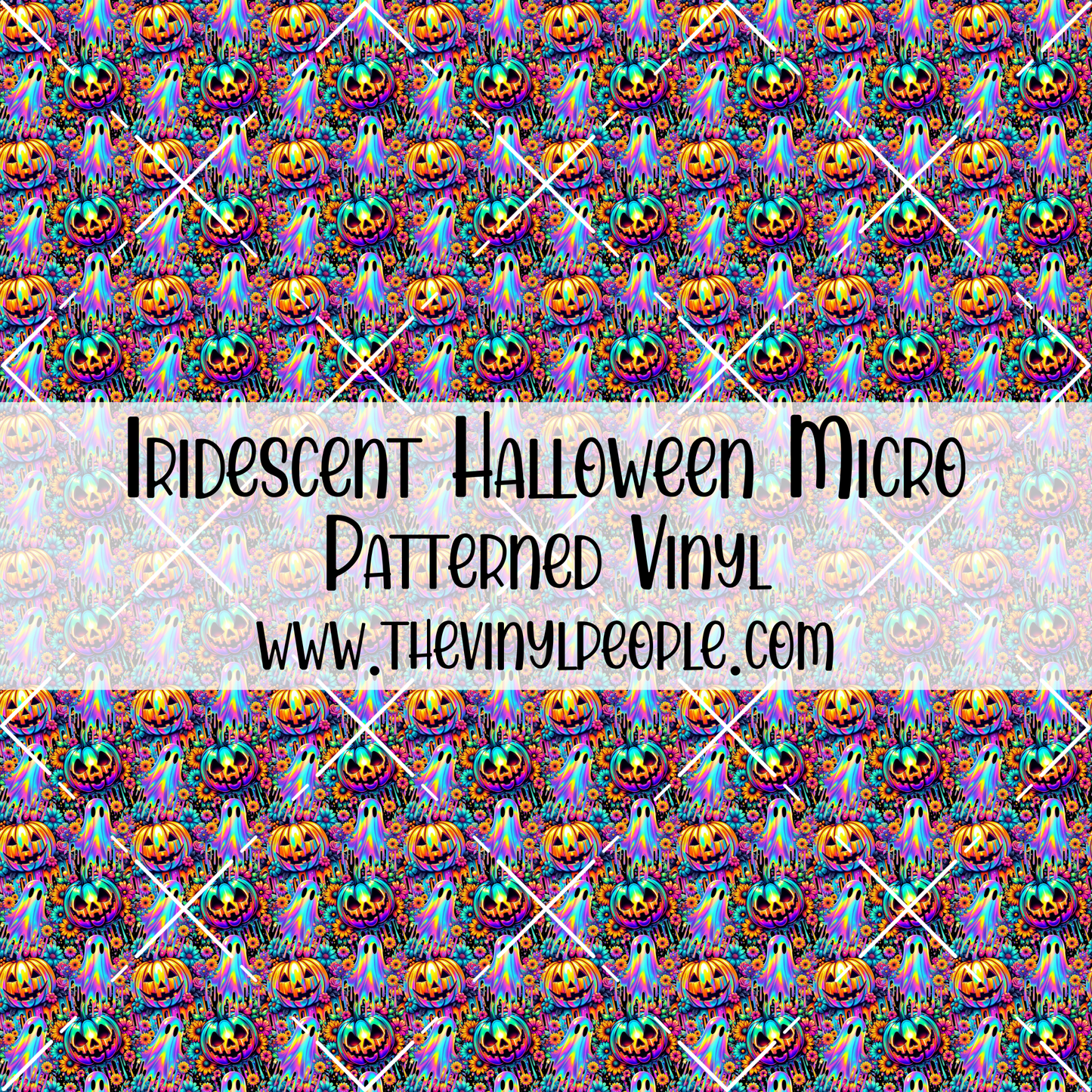 Iridescent Halloween Patterned Vinyl