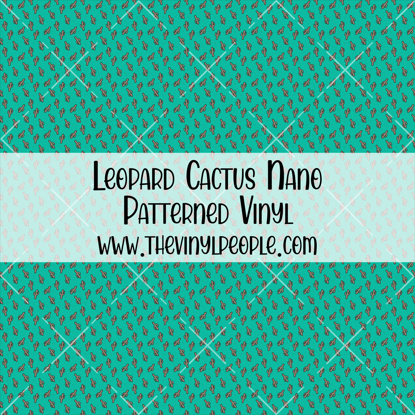 Leopard Cactus Patterned Vinyl