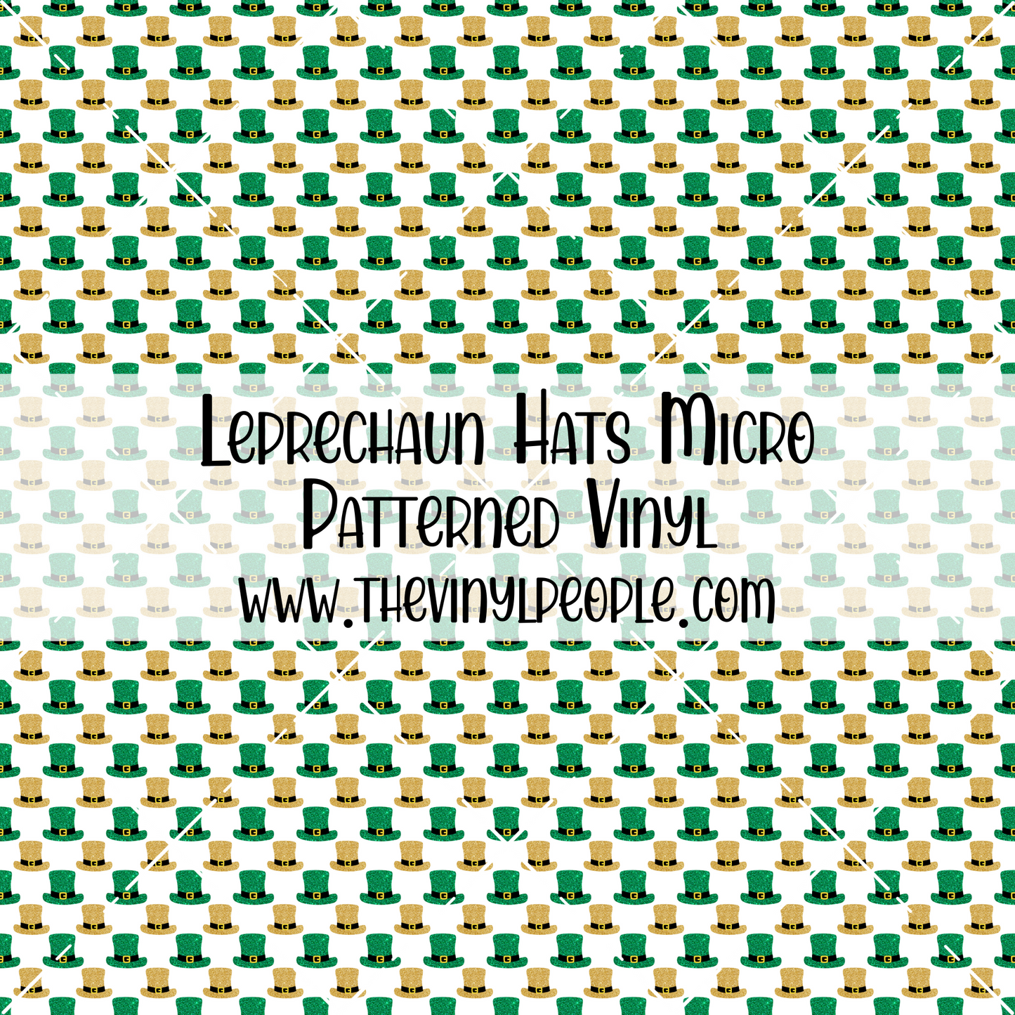 Leprechaun Hats Patterned Vinyl