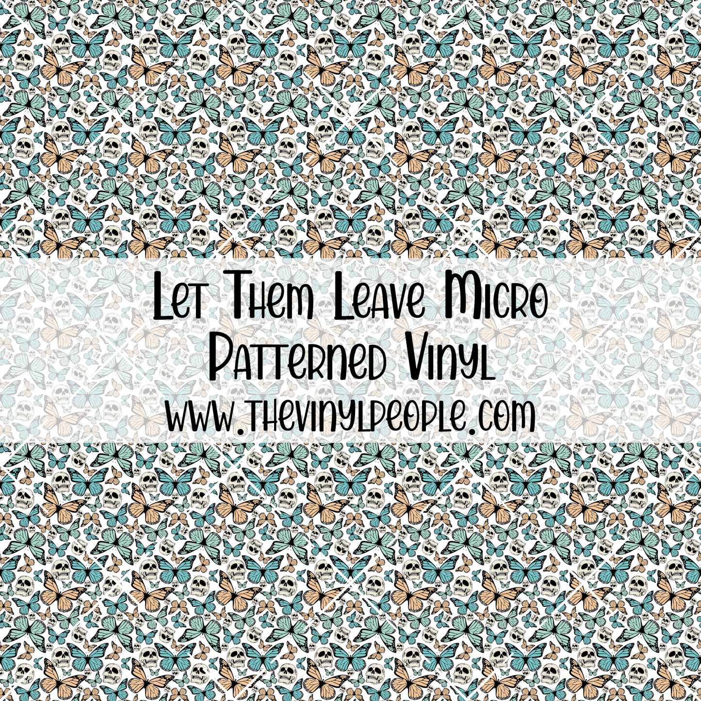 Let Them Leave Patterned Vinyl