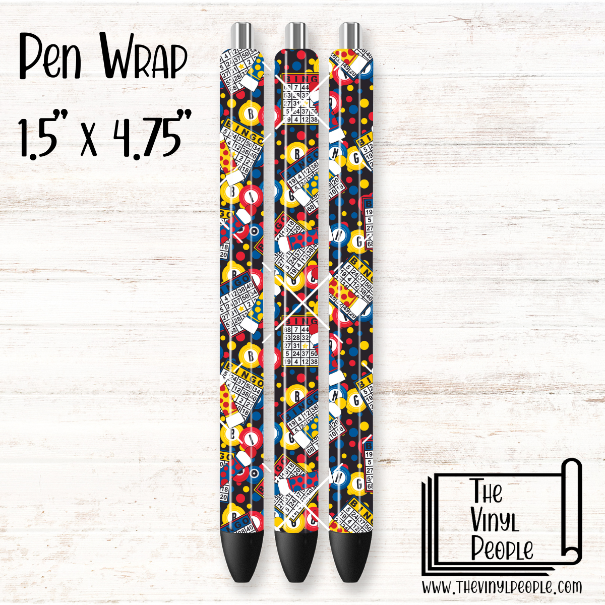Let's Play Bingo Pen Wrap