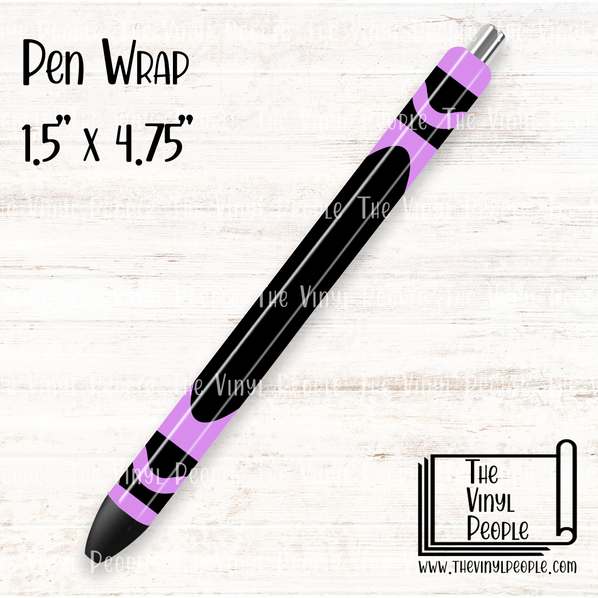 Light Purple Crayon Pen Wrap