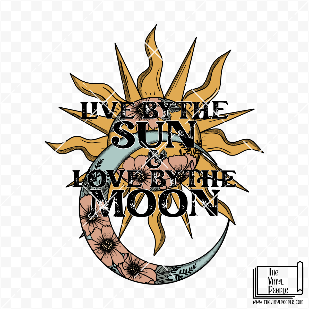 Live & Love Celestial Vinyl Decal