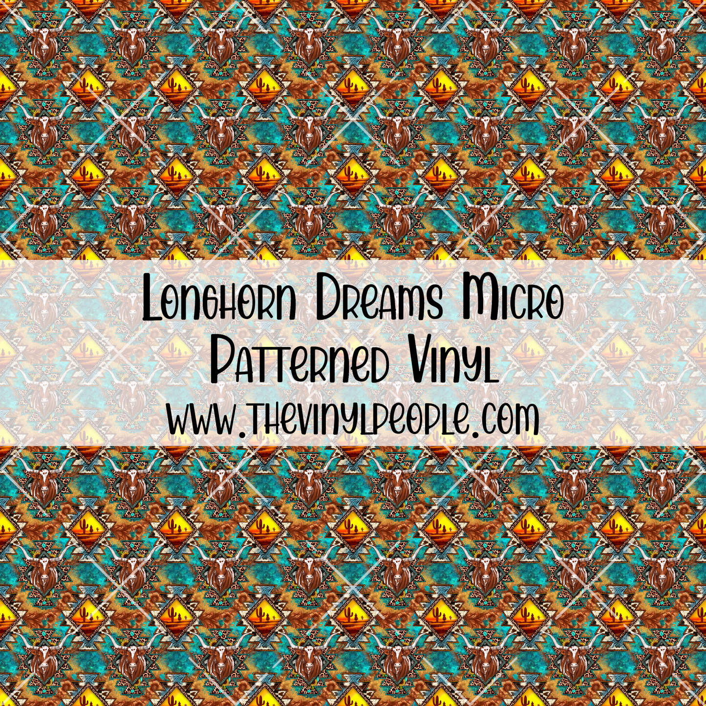 Longhorn Dreams Patterned Vinyl