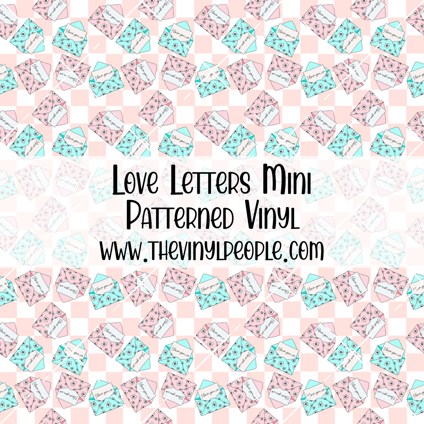 Love Letters Patterned Vinyl