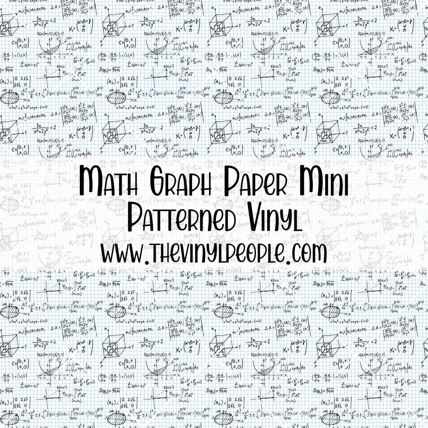 Math Graph Paper Patterned Vinyl