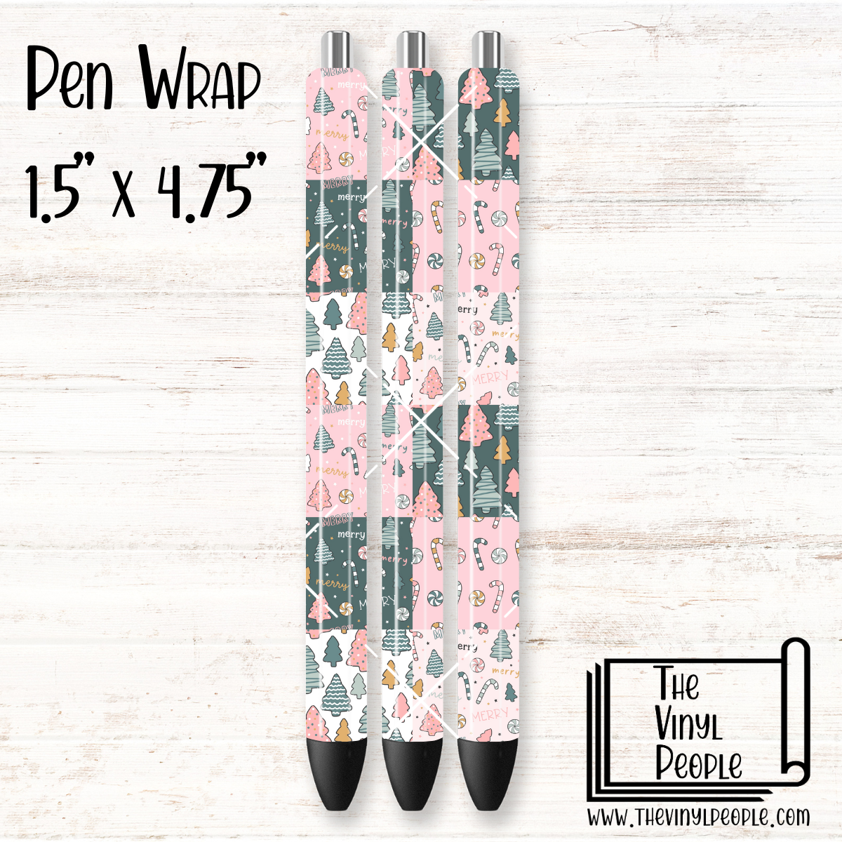 Merry Pastel Patchwork Pen Wrap