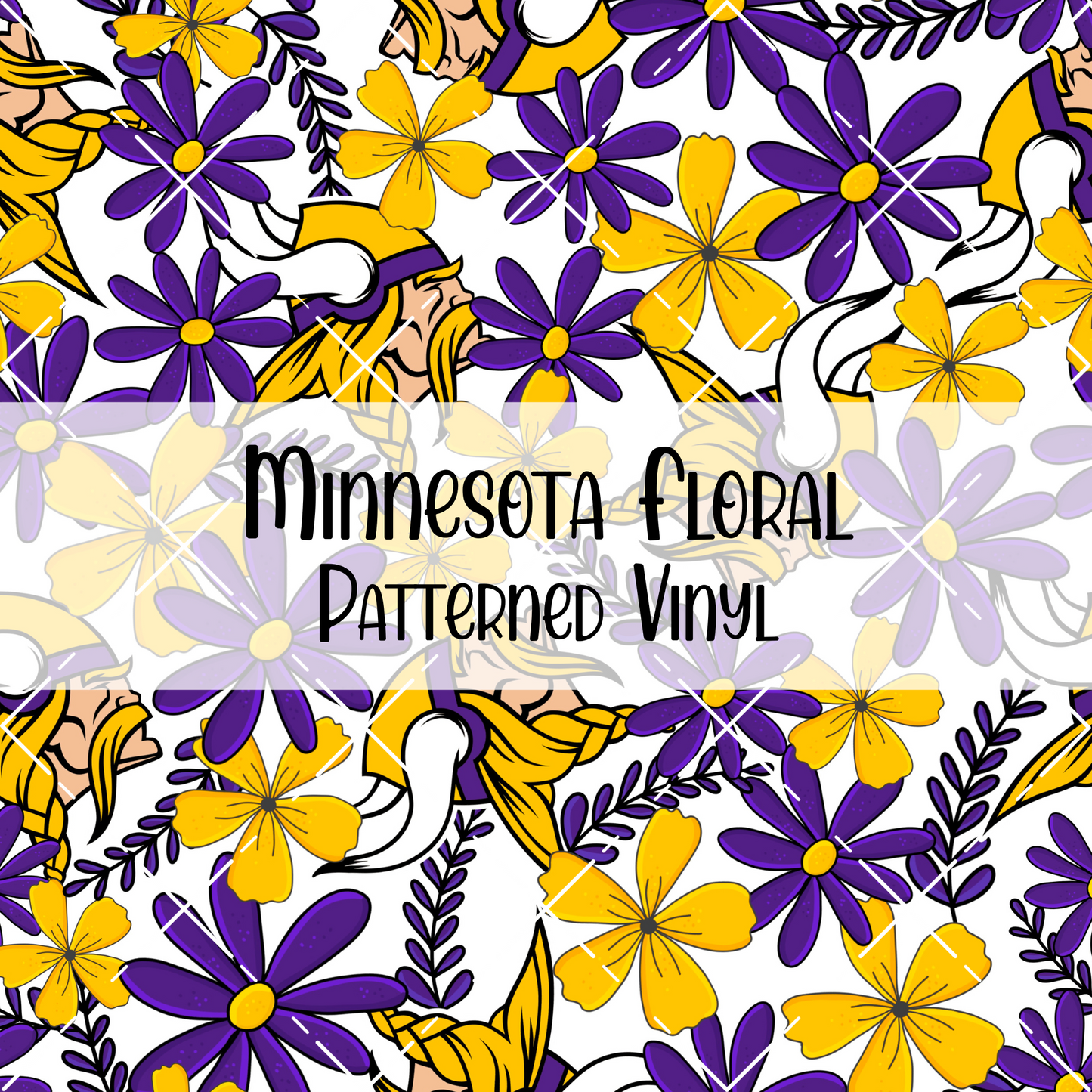 Minnesota Floral Patterned Vinyl