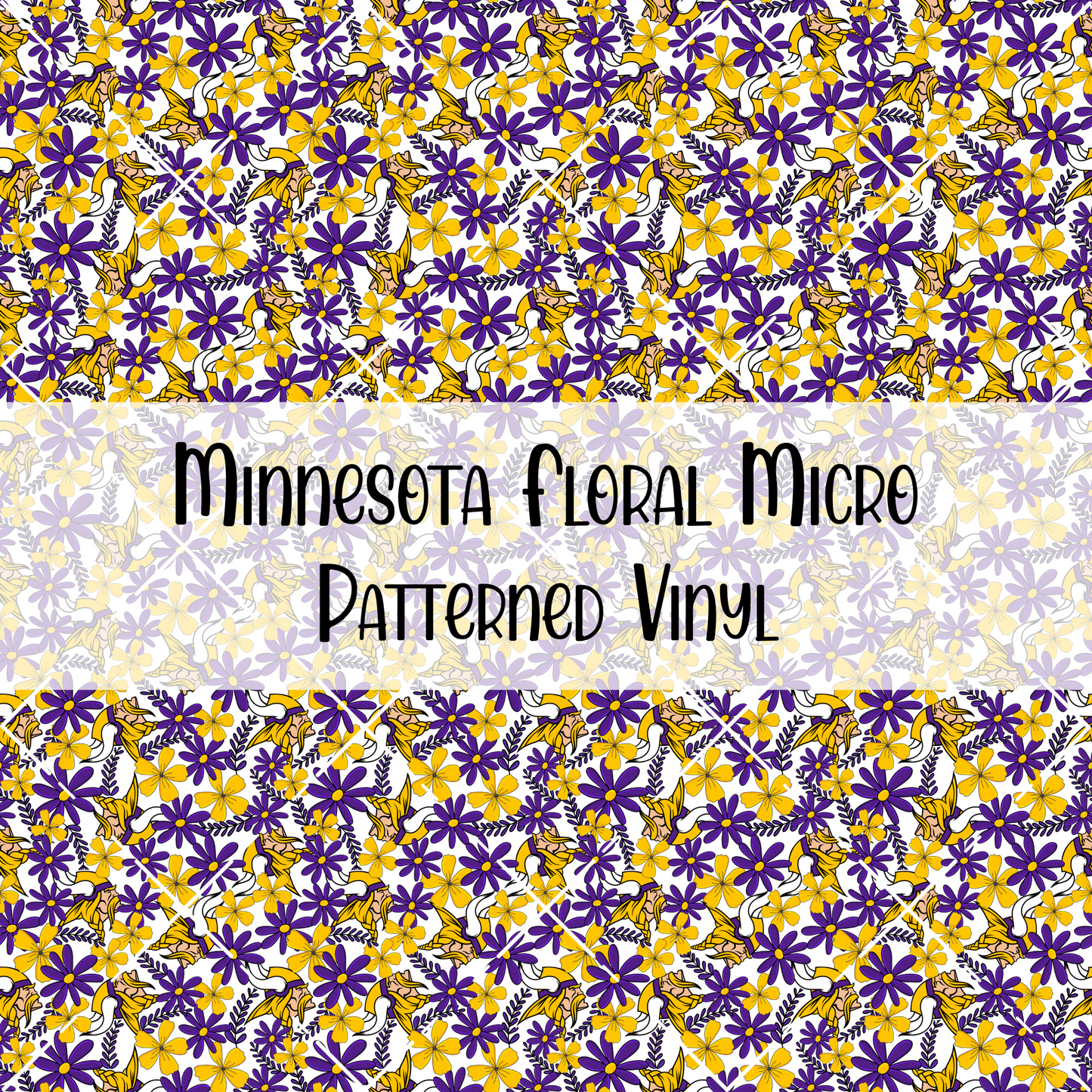 Minnesota Floral Patterned Vinyl