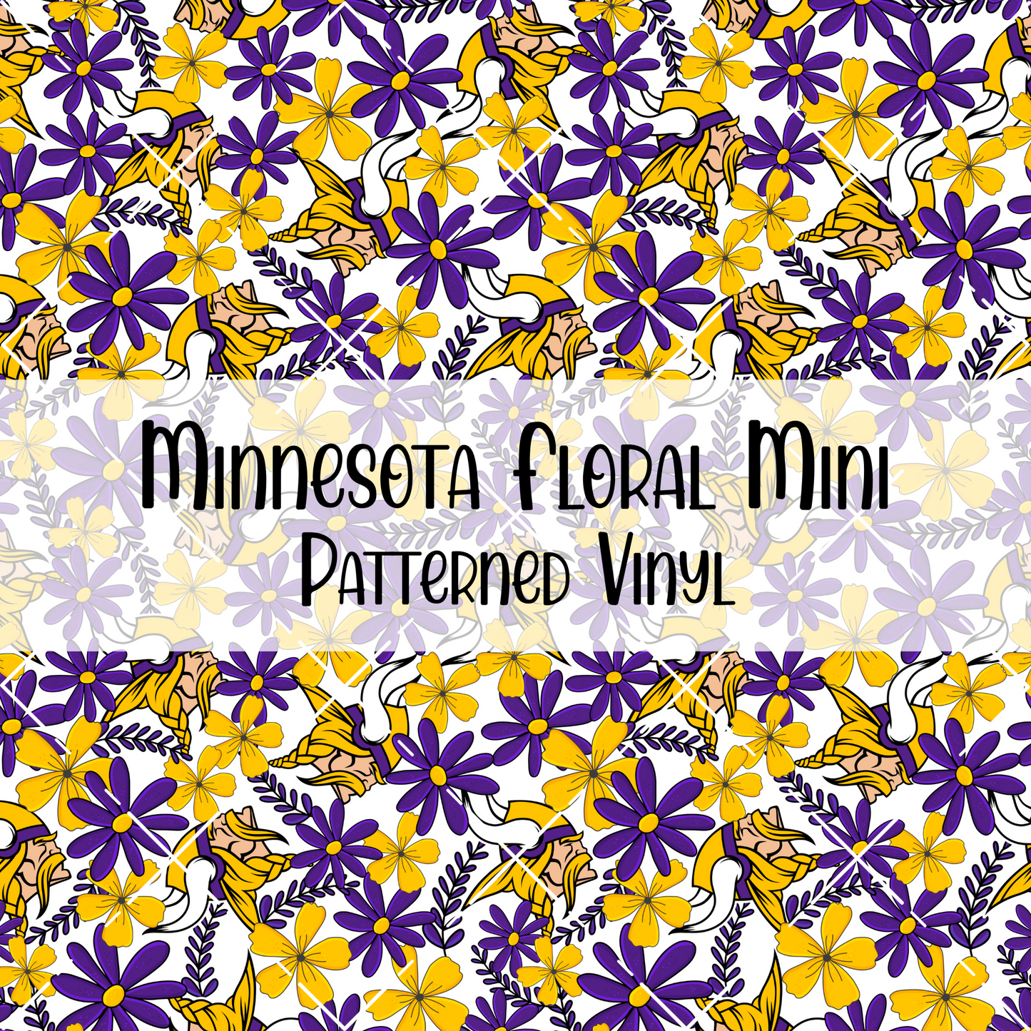Minnesota Floral Patterned Vinyl