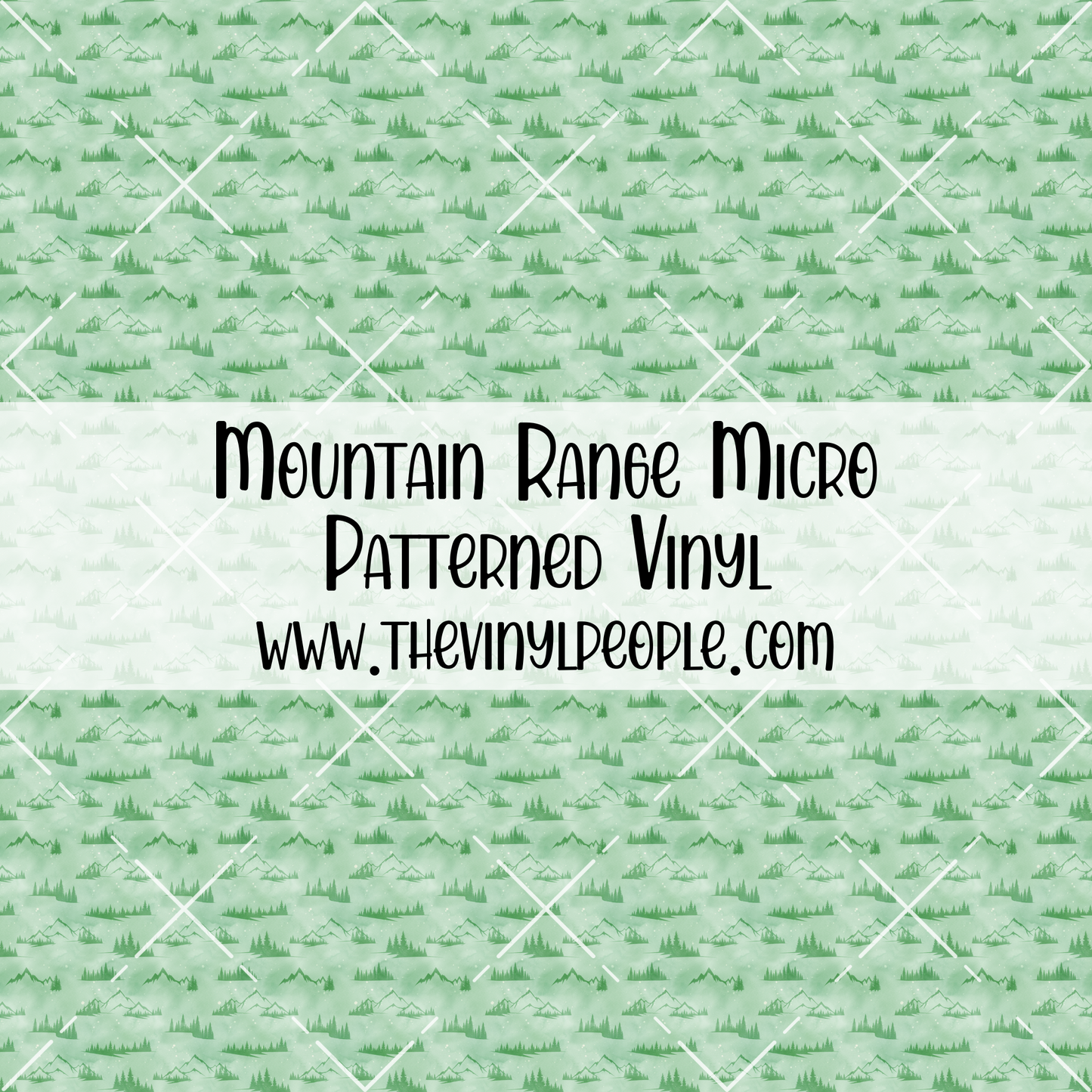 Mountain Range Patterned Vinyl