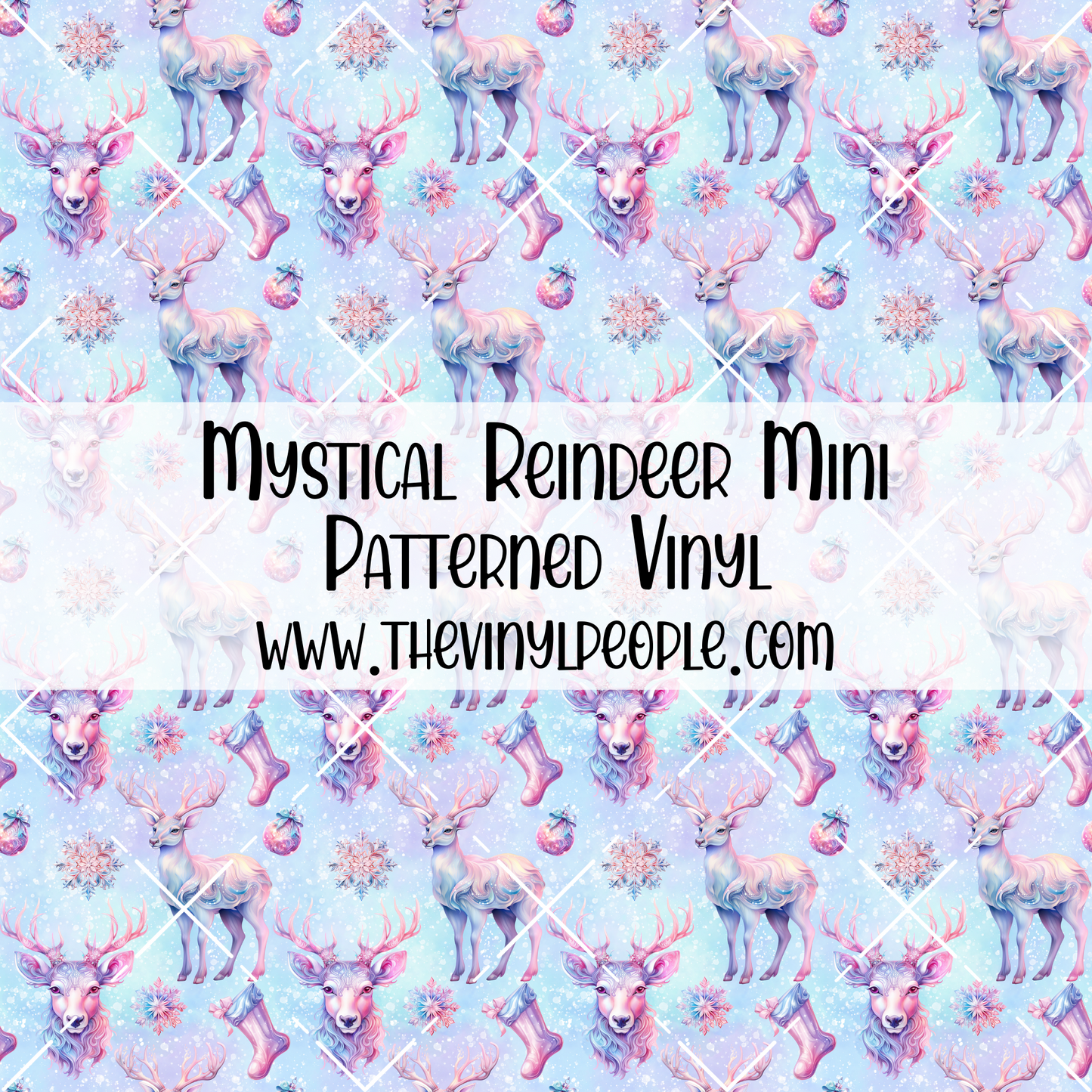 Mystical Reindeer Patterned Vinyl