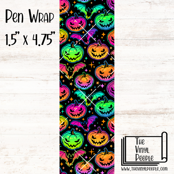 Neon Jacks & Bats Pen Wrap