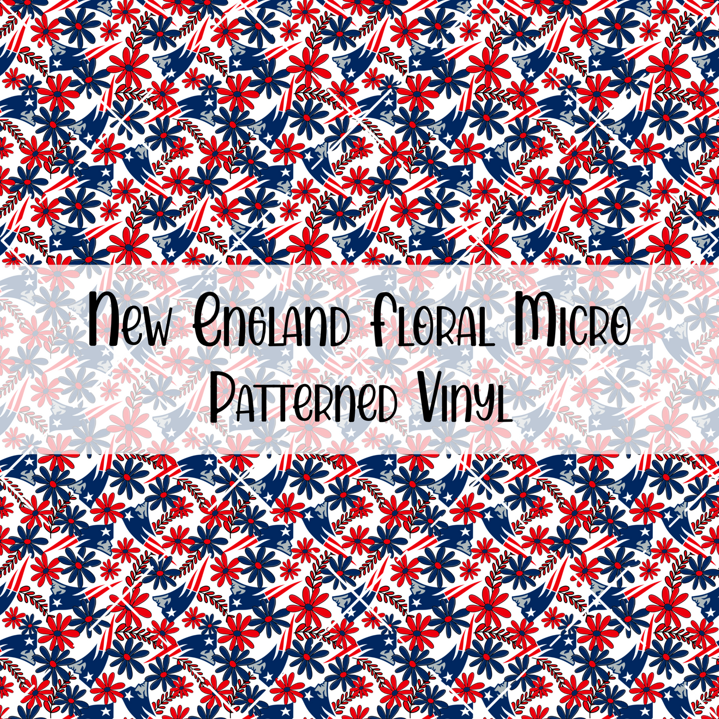 New England Floral Patterned Vinyl