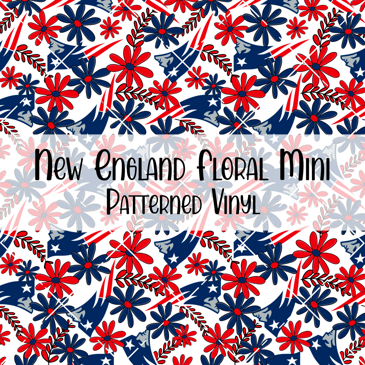 New England Floral Patterned Vinyl