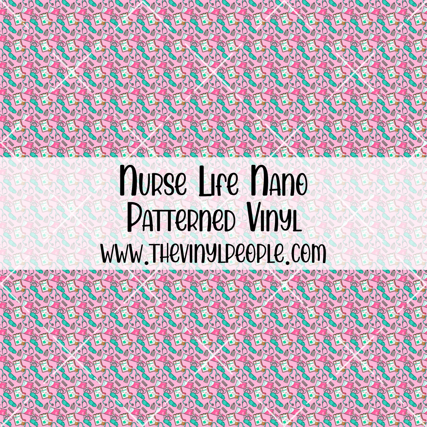 Nurse Life Patterned Vinyl