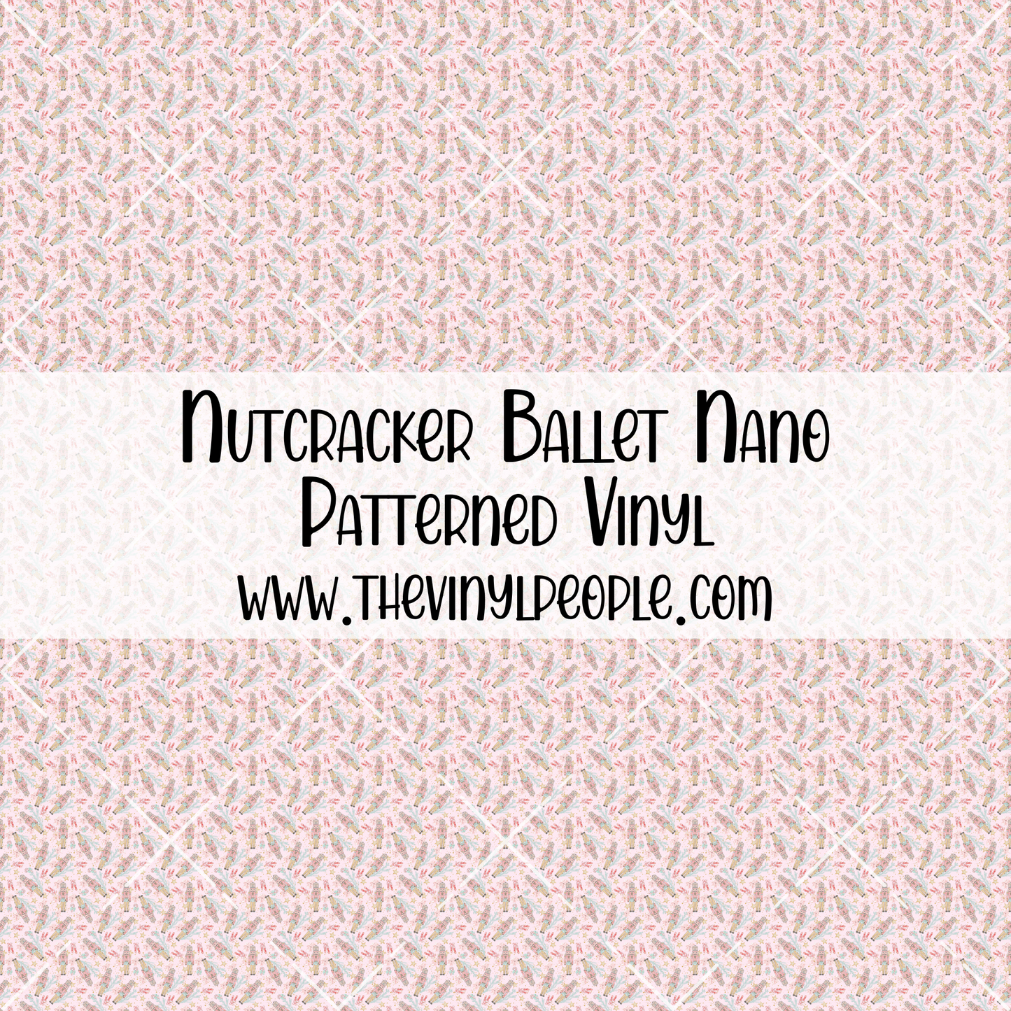 Nutcracker Ballet Patterned Vinyl