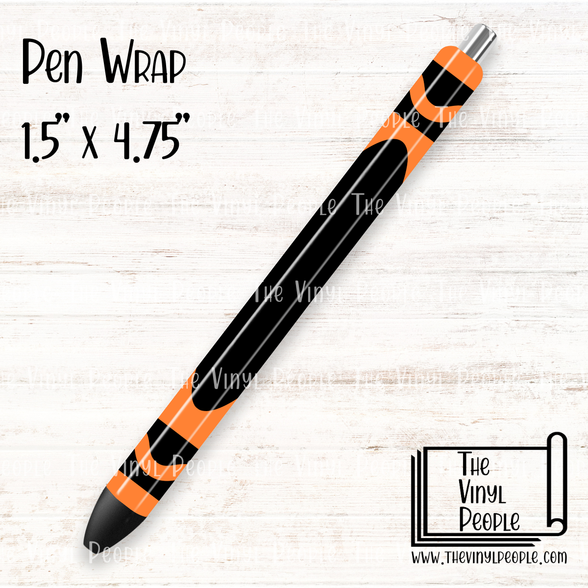 Orange Crayon Pen Wrap