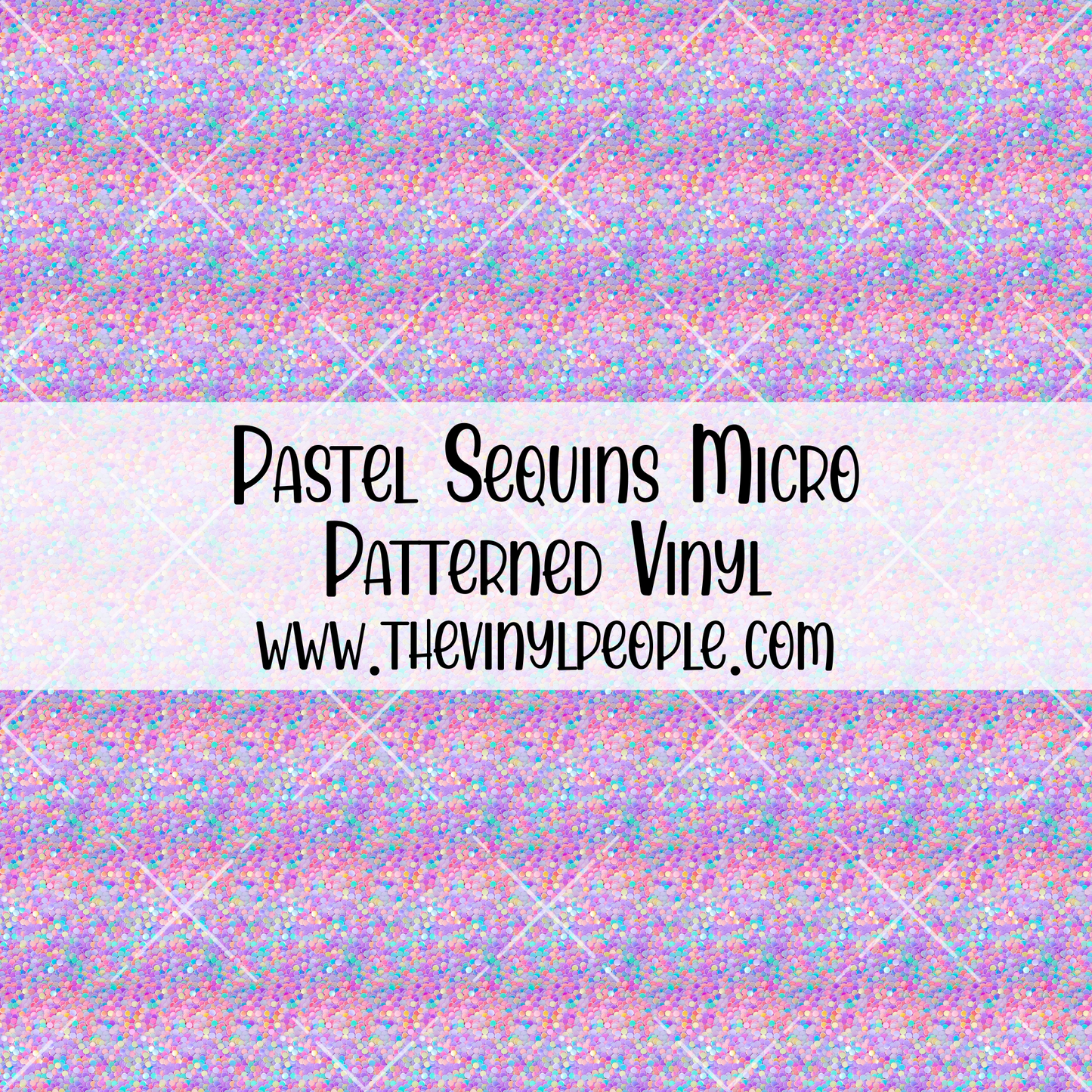 Pastel Sequins Patterned Vinyl