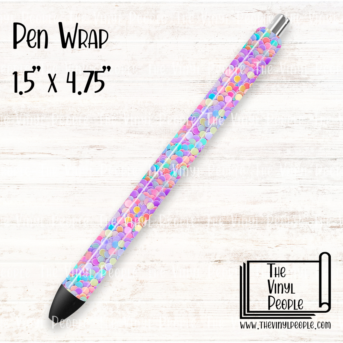 Pastel Sequins Pen Wrap