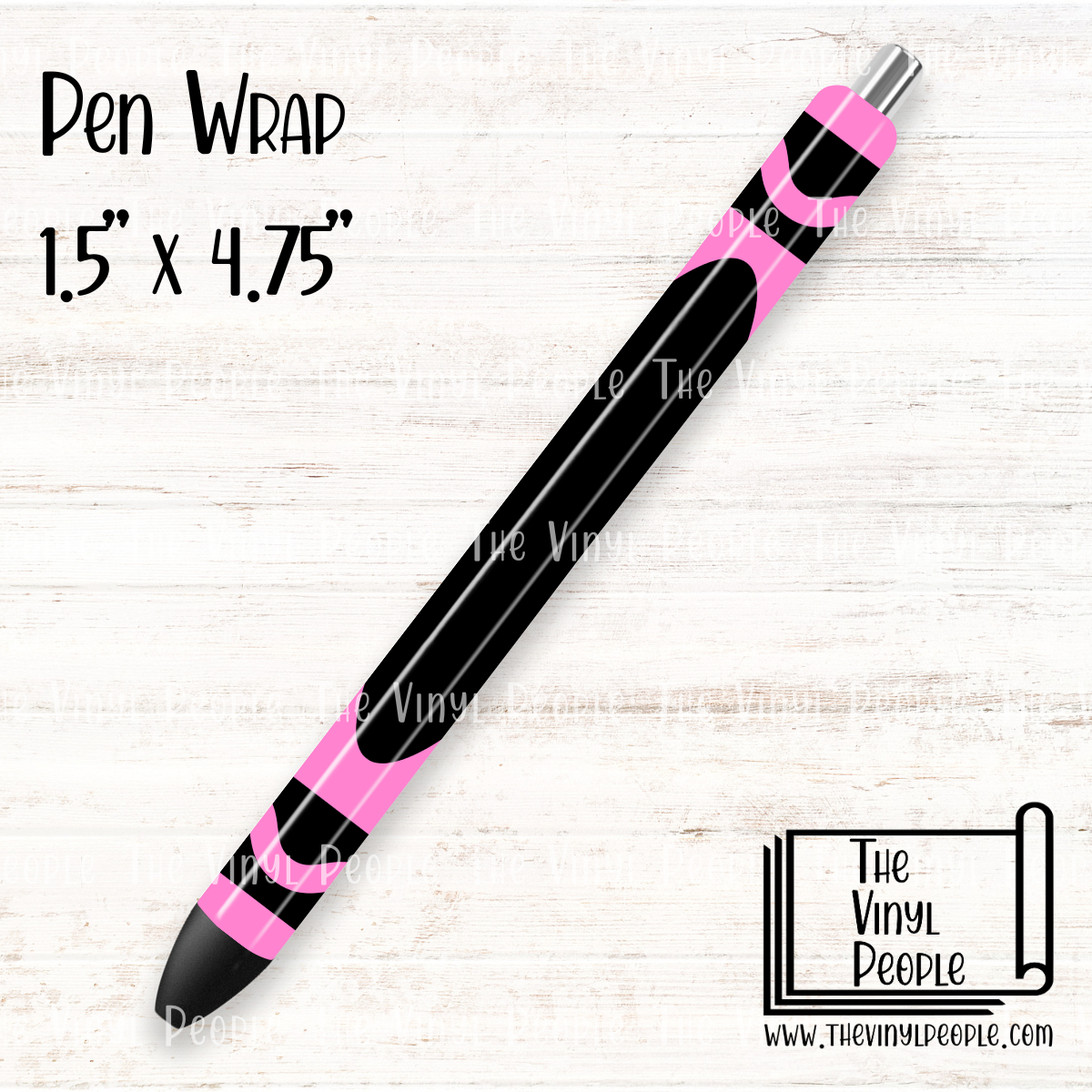 Pink Crayon Pen Wrap