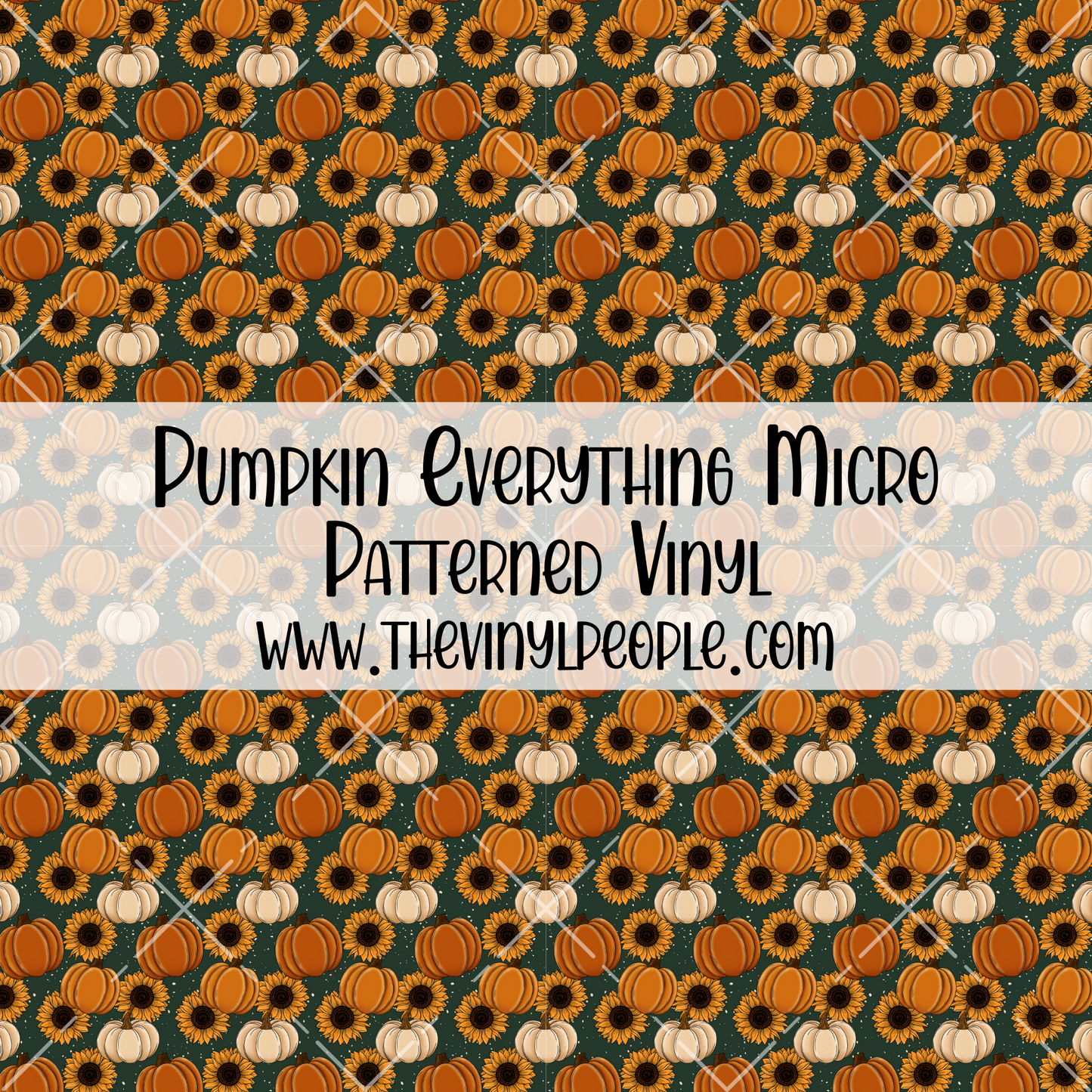 Pumpkin Everything Patterned Vinyl