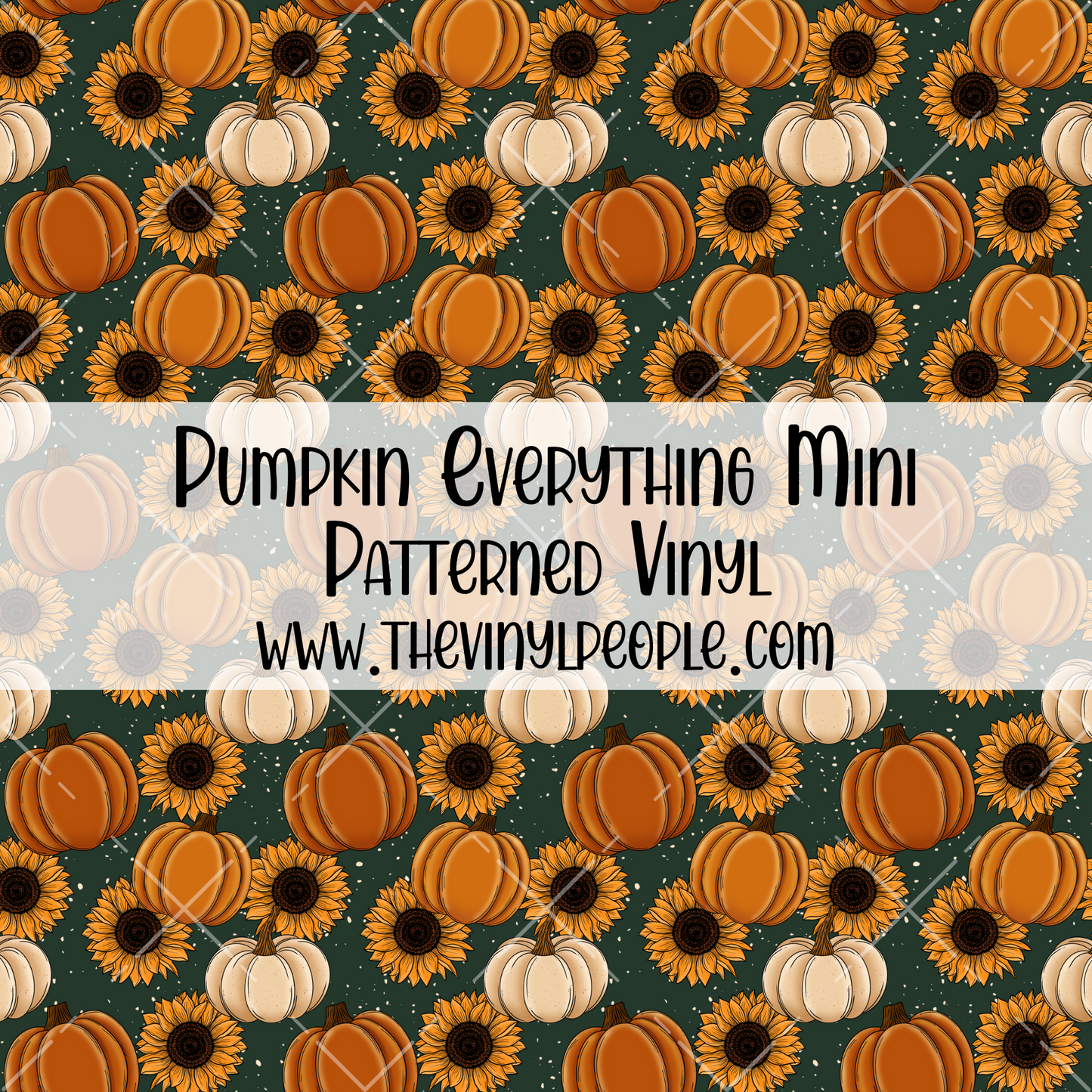 Pumpkin Everything Patterned Vinyl