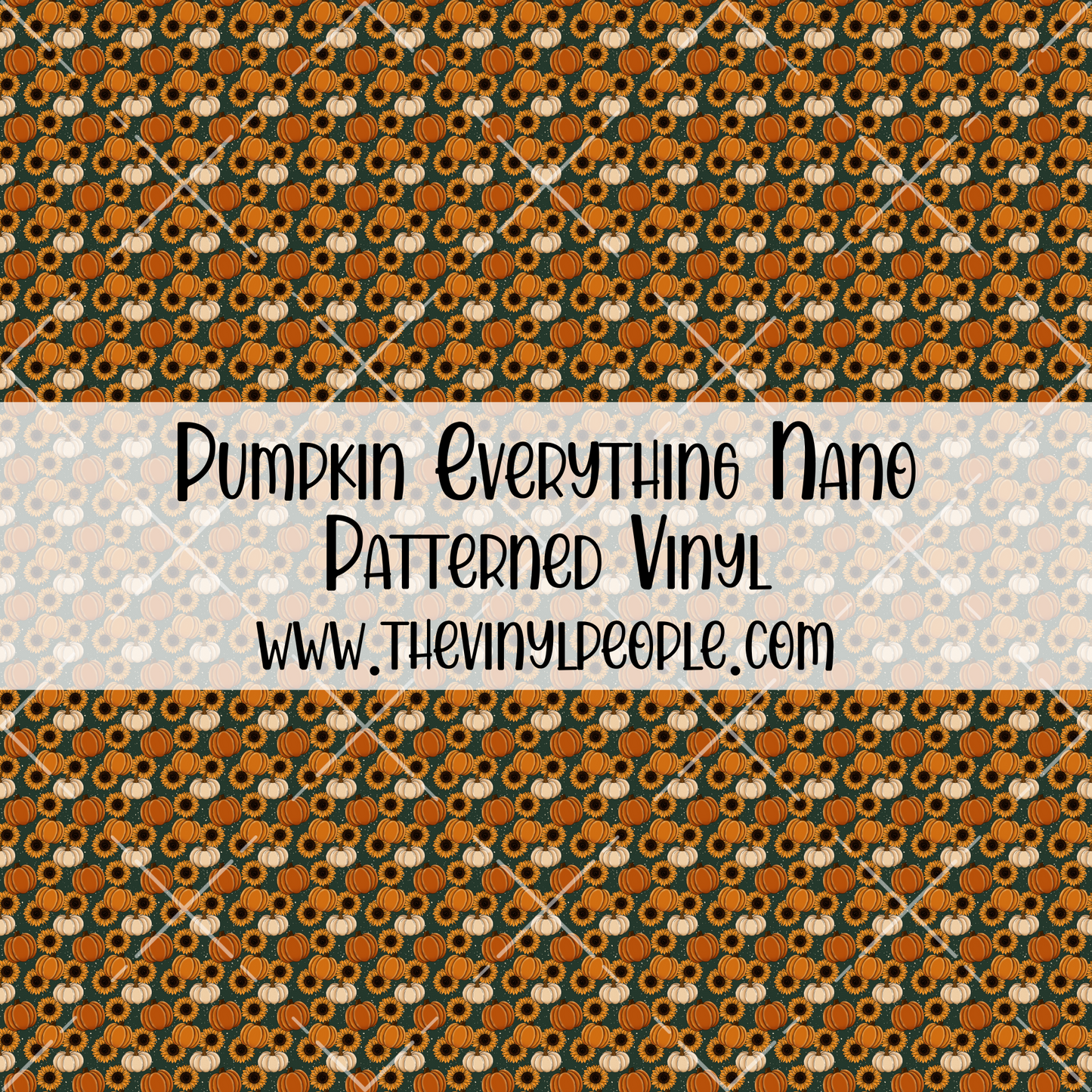 Pumpkin Everything Patterned Vinyl