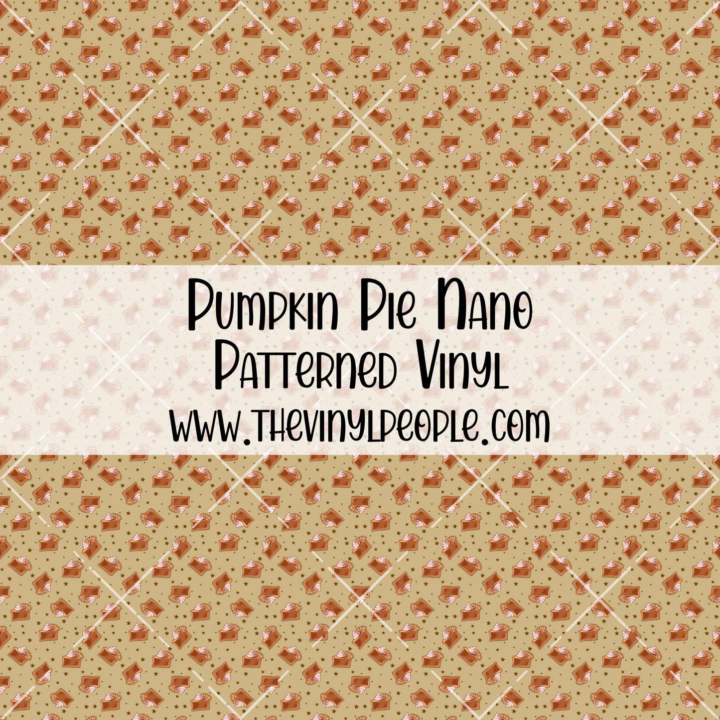 Pumpkin Pie Patterned Vinyl
