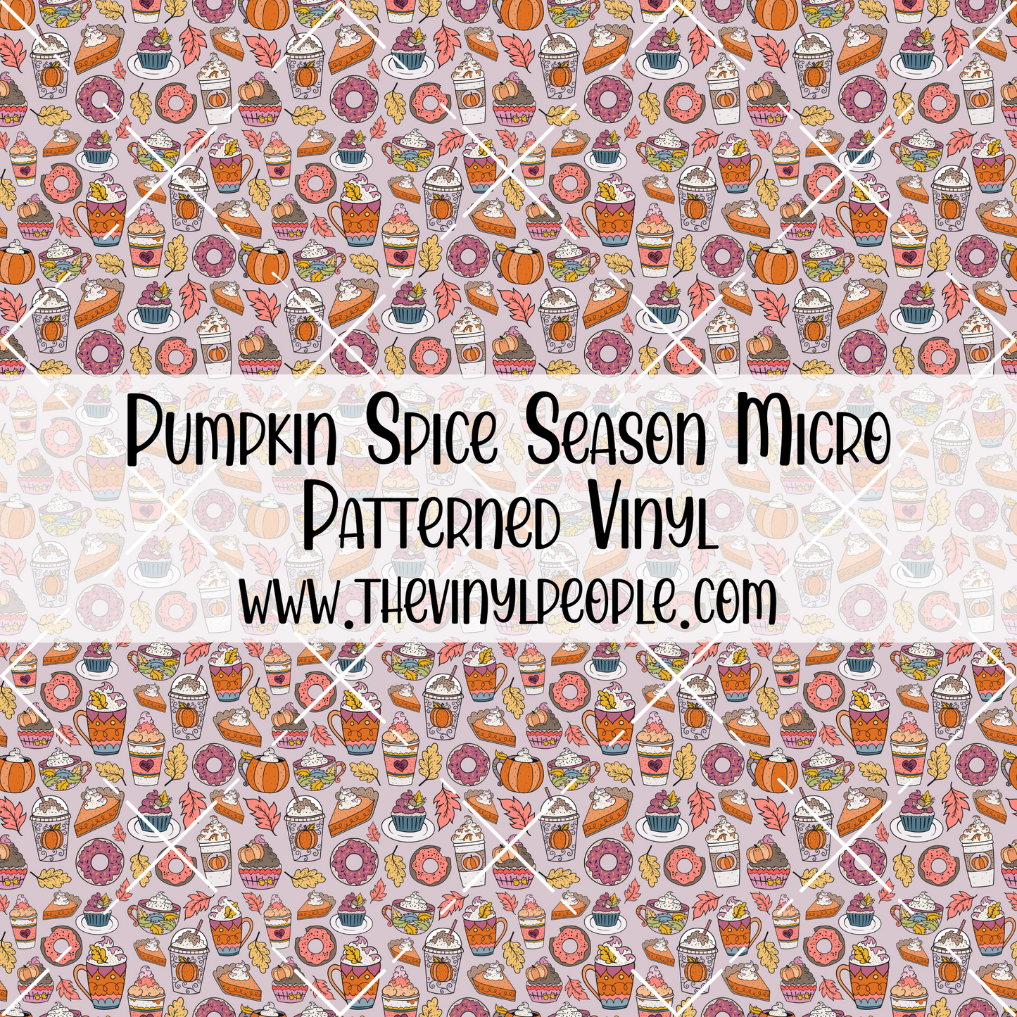 Pumpkin Spice Season Patterned Vinyl