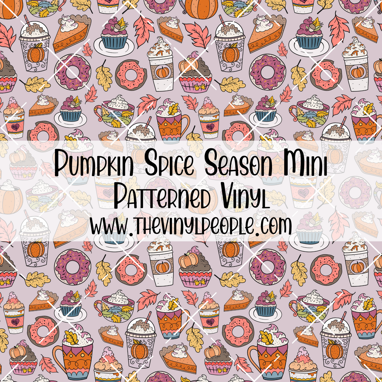 Pumpkin Spice Season Patterned Vinyl