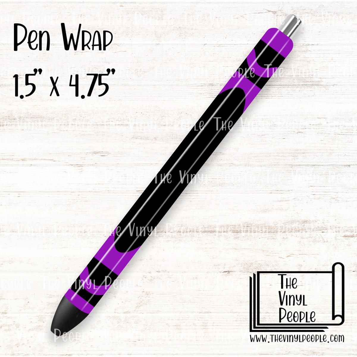 Purple Crayon Pen Wrap