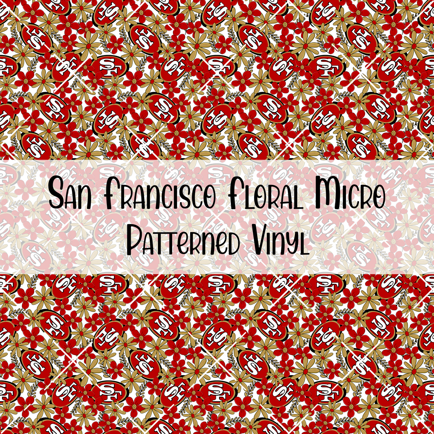 San Francisco Floral Patterned Vinyl
