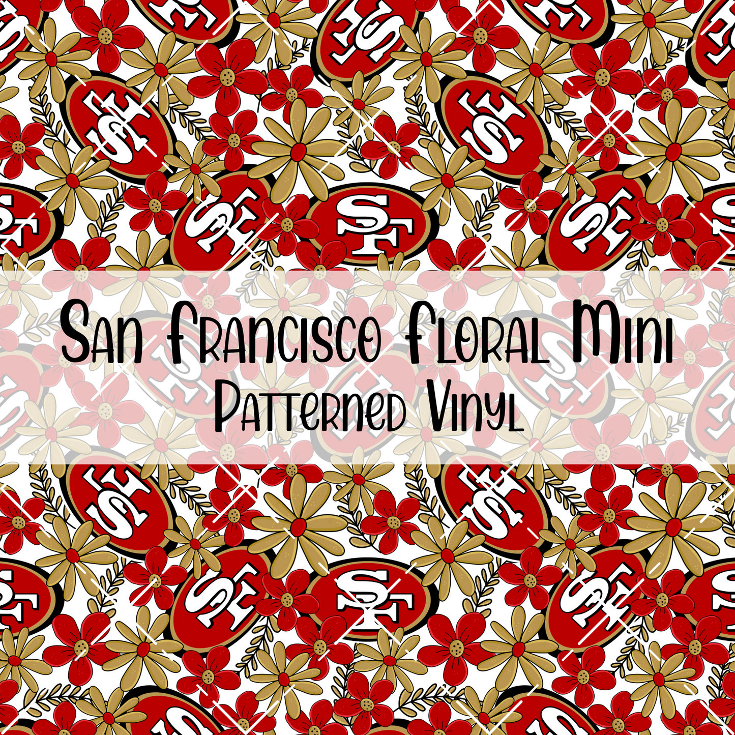 San Francisco Floral Patterned Vinyl