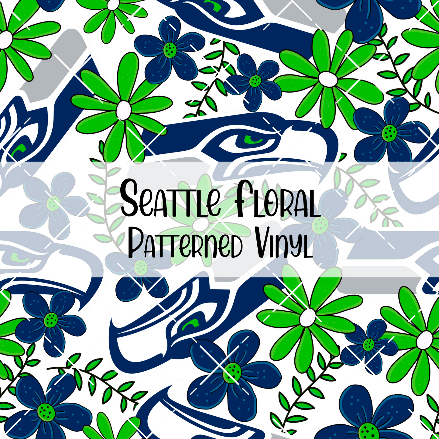 Seattle Floral Patterned Vinyl