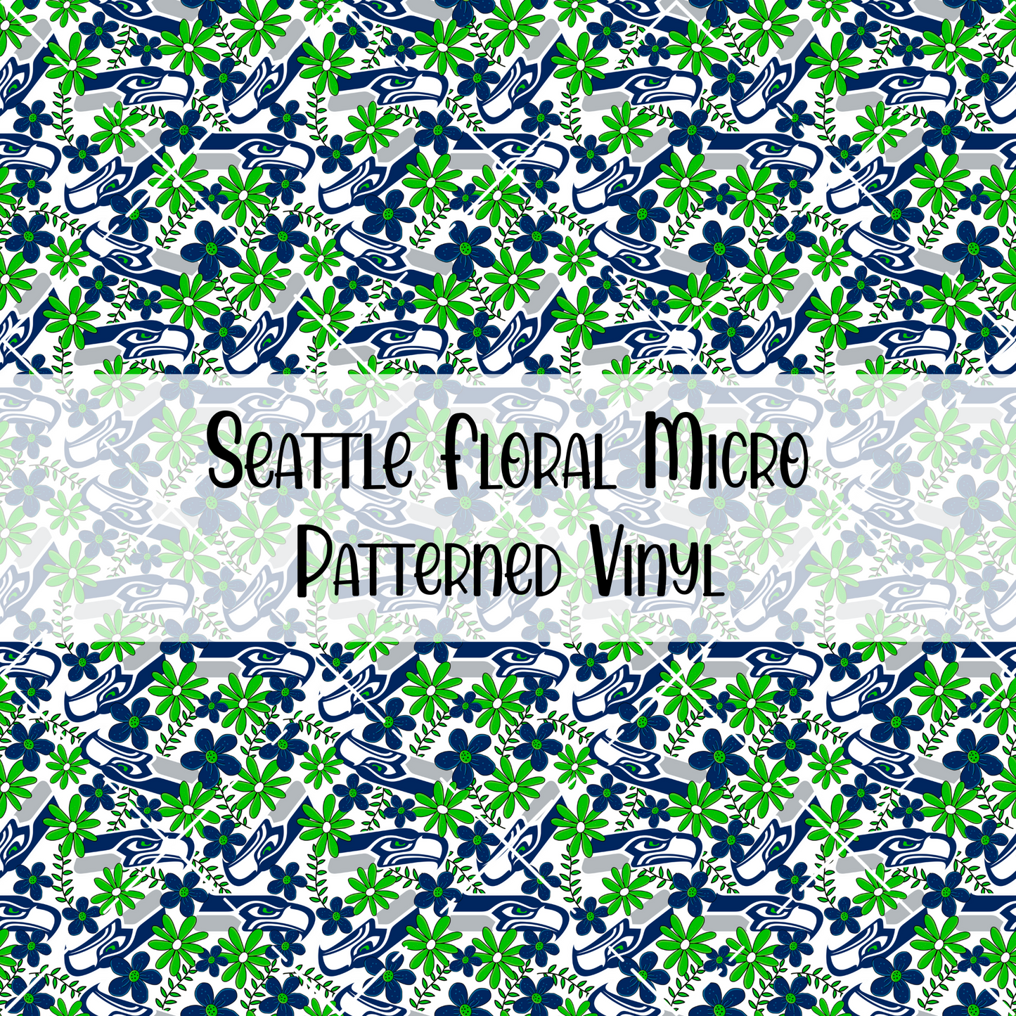 Seattle Floral Patterned Vinyl