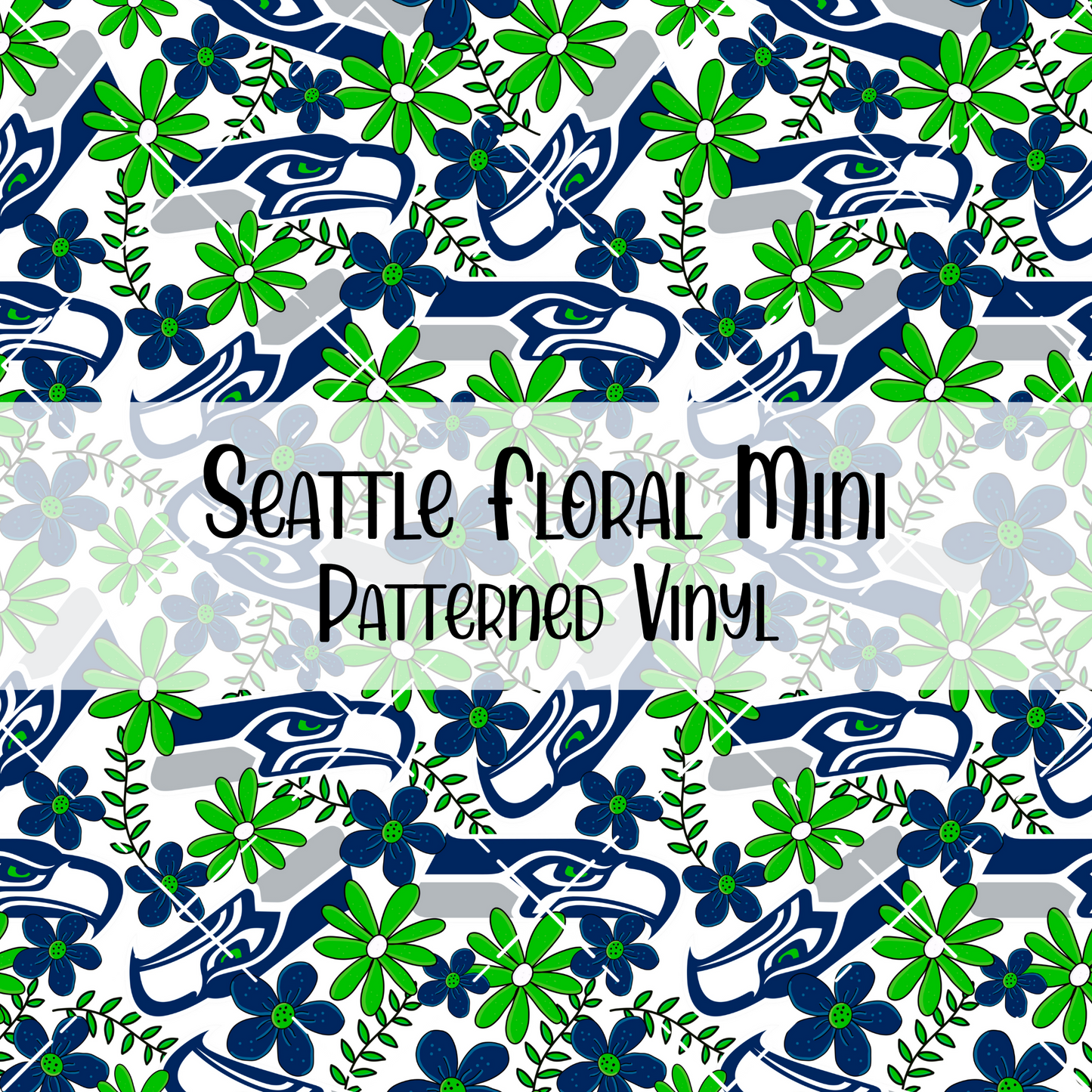 Seattle Floral Patterned Vinyl