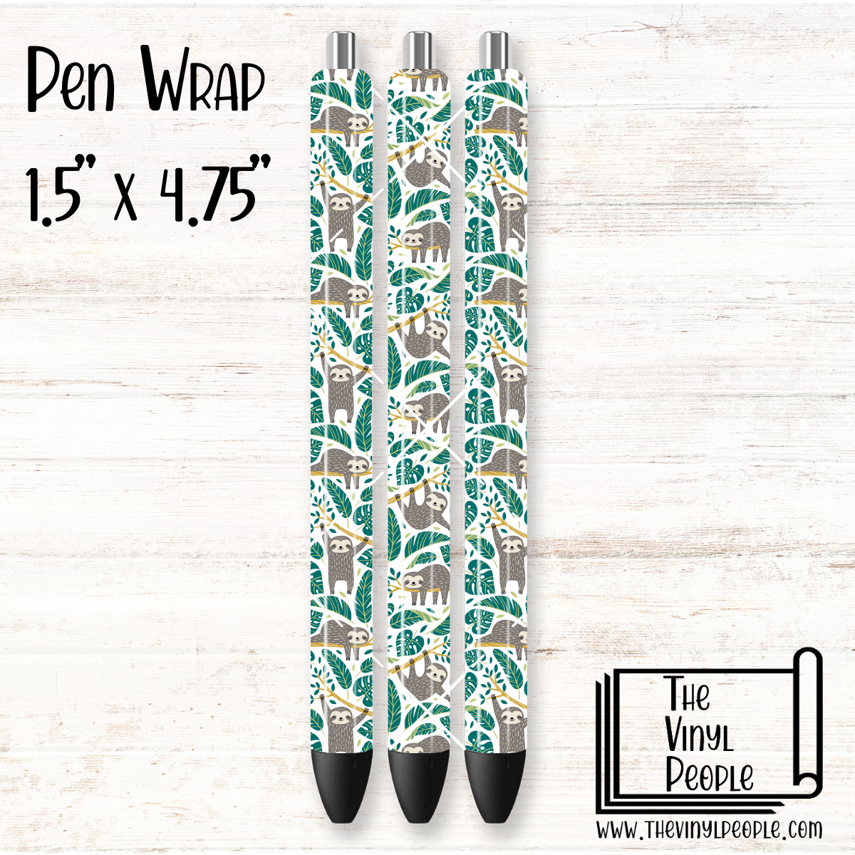 Sloth Life Pen Wrap