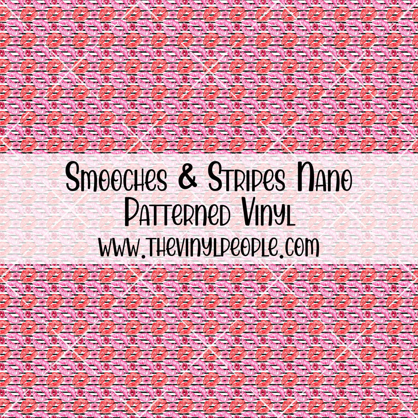 Smooches & Stripes Patterned Vinyl