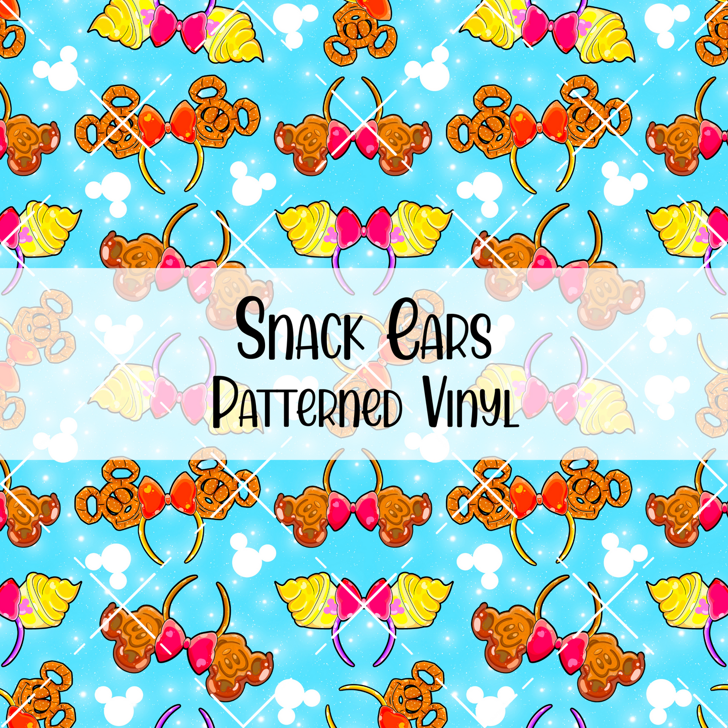 Snack Ears Patterned Vinyl